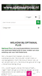 Mobile Screenshot of optimaalplus.nl