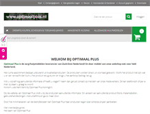 Tablet Screenshot of optimaalplus.nl